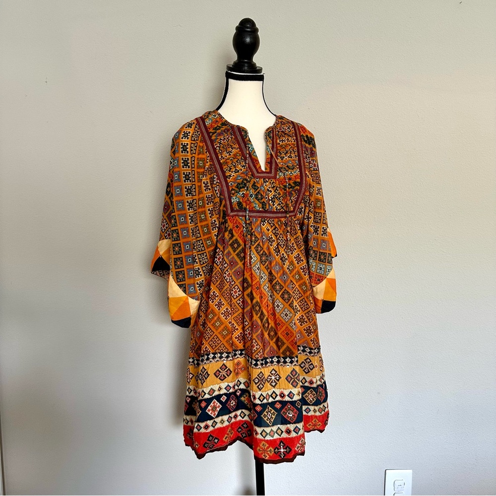 *ANTHROPOLOGIE* Detailed Babydoll Dress